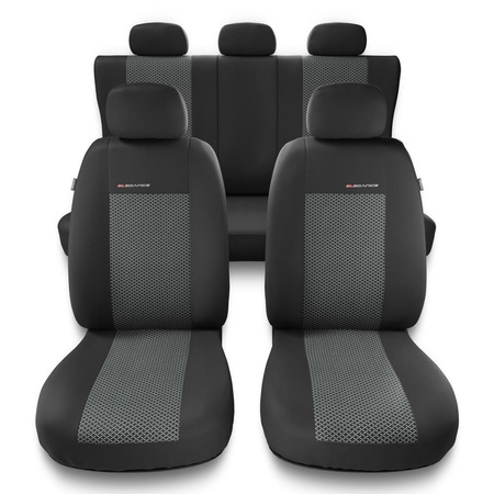 Housses de siège adaptées pour Volkswagen Tiguan I, II (2007-2019) - housse siege voiture universelles - couverture siege - UNE-2