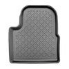 Tapis de sol en TPE adapté pour Peugeot 2008 II SUV (01.2020-....) - pas pour la version électrique - tapis de voiture - noir