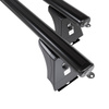 Barres de toit en aluminium adapté pour Fiat Ducato Van (1996-2005) - Porte-Bagages de Voiture noir - points de montage - (suivant le modèle de voiture ils peuvent se situer à différents endroits)