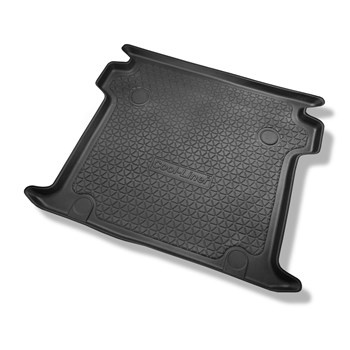 Tapis de coffre adapté pour Fiat Doblo II Kombi Maxi Break (2010-06.2022) - bac de coffre - protection de coffre voiture - 5 places; L2 (empattement long)