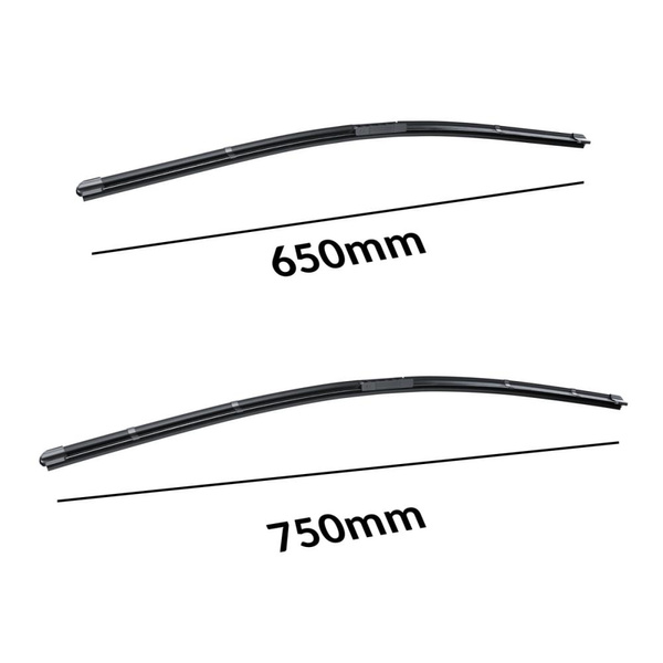 Balais d'essuie-glace de pare-brise adaptés pour Peugeot 308 I Hayon, Berline, SW (09.2007-12.2014) - balais plat