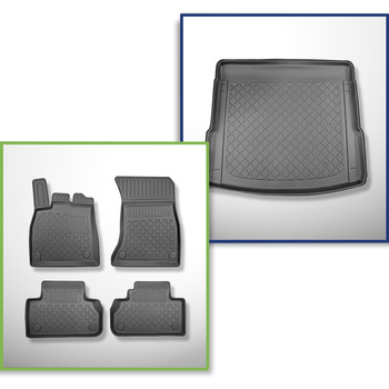 Kit tapis de coffre et tapis de voiture TPE pour: Audi Q5 II FY SUV (01.2017-08.