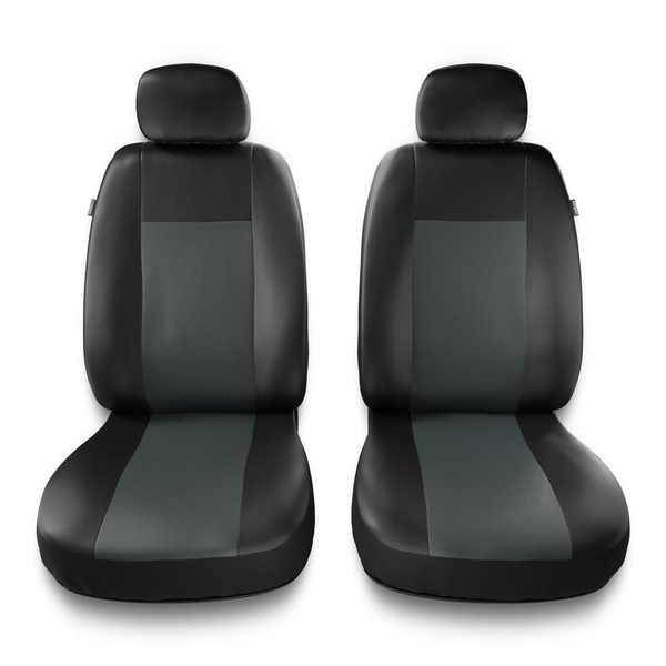 Housses de siège avant adaptées pour Renault Scenic I, II, III, IV (1996-2019) - housse siege voiture universelles - couverture siege conducteur - 2CM-G