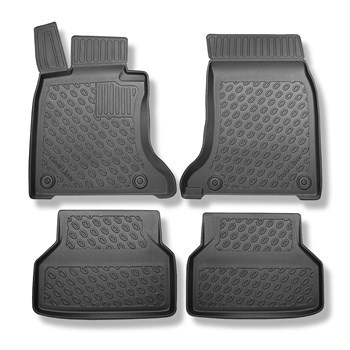 Tapis de sol en TPE adapté pour BMW 5 E60 Berline (12.2015-10.2022) - tapis de voiture - noir