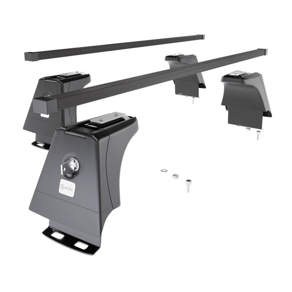 Barres de toit en acier adapté pour Honda CR-V SUV (2007-2011) - Porte-Bagages de Voiture noir - points de montage - (suivant le modèle de voiture ils peuvent se situer à différents endroits)