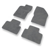 Tapis de Sol Velours adapté pour Alfa Romeo 147 (2000-2010) - Premium tapis de voiture - gris