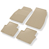 Tapis de sol en caoutchouc adapté pour Opel Insignia I (2008-2017) - tapis de voiture - beige