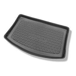 Tapis de coffre adapté pour Kia Rio IV YB Hayon (02.2017-....) - bac de coffre - protection de coffre voiture - coffre inférieur; modèles sans plancher amovible du coffre; non pour version Mild Hybrid