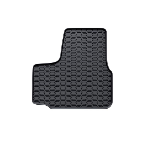 Tapis de sol en caoutchouc adapté pour Skoda Citigo Hayon (2011-2020) - tapis de voiture - noir - 4 pcs.