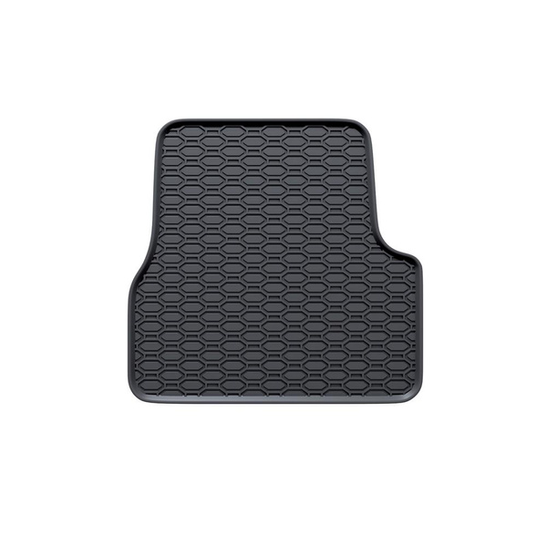 Tapis de sol en caoutchouc adapté pour Peugeot 208 II (2019-....) - tapis de voiture - noir