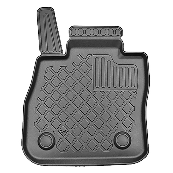 Tapis de sol en TPE adapté pour BMW 1 F40 Hayon (09.2019-06.2024) - tapis de voiture - noir