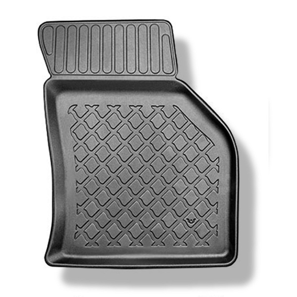 Tapis de sol en TPE adapté pour Cupra Formentor Crossover (09.2020-....) - non pour version Plug-in hybride - tapis de voiture - noir