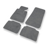 Tapis de Sol Velours adapté pour BMW 5 III E34 Berline, Touring (1988-1997) - Premium tapis de voiture - gris