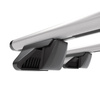 Barres de toit en aluminium adapté pour Dacia Logan II Break (2016-2020) - Porte-Bagages de Voiture argent - rails