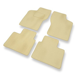 Tapis de Sol Velours adapté pour Fiat Bravo Hayon (1995-2001) - Premium tapis de voiture - beige
