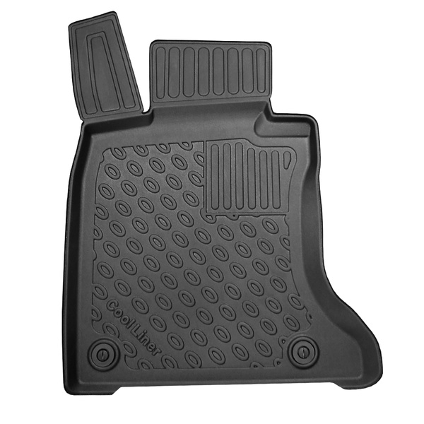 Kit tapis de coffre et tapis de voiture TPE PREMIUM pour: BMW 5 E60 Berline (07.2003-02.2010) - avec cavité gauche et droite