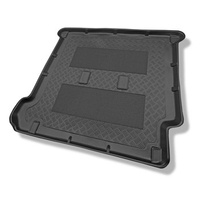 Tapis de coffre adapté pour Nissan NV200 Van (01.2010-02.2019) - bac de coffre - protection de coffre voiture - 5/7 places ; avec climatisation en arrière