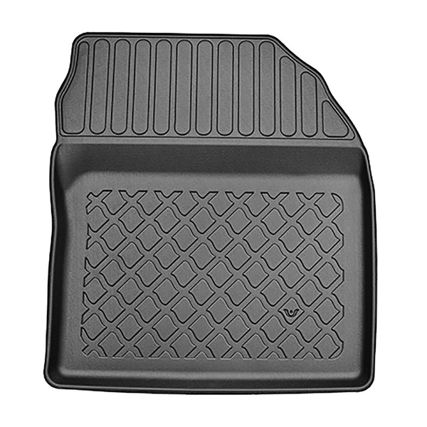Tapis de sol en TPE adapté pour Toyota Yaris IV Hayon (09.2020-....) - aussi pour la version hybride - tapis de voiture - noir