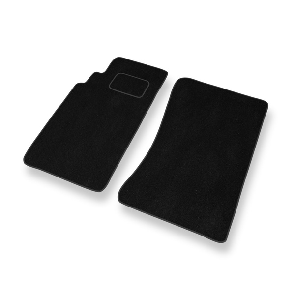 Tapis de Sol Velours adapté pour Mazda MX-5 II Roadster (1998-2005) - Premium tapis de voiture - noir