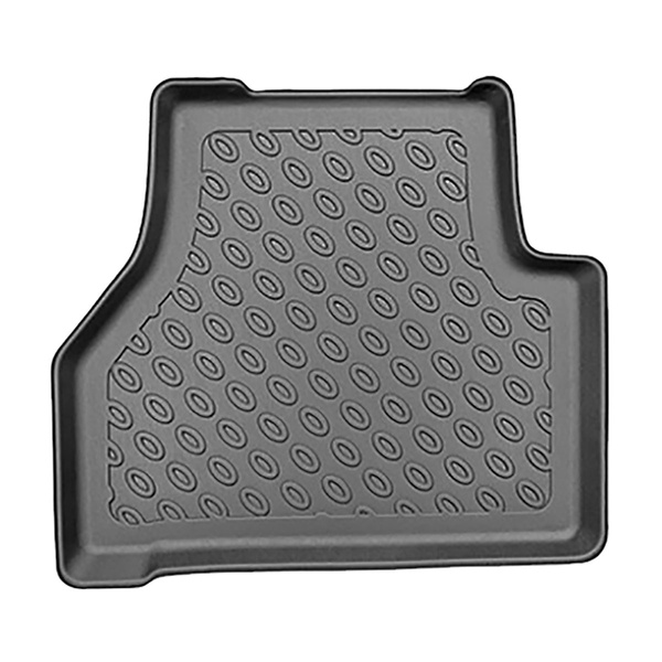 Tapis de sol en TPE adapté pour Volkswagen Caddy V Break (11.2020-....) - 5 ou 7 sièges; sans la troisième rangée de sièges - tapis de voiture - noir