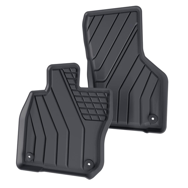 Tapis de sol en TPE adapté pour Hyundau Tucson IV SUV (2020-....) - aussi pour Mild Hybrid; non pour HEV Hybrid et Plug-in Hybrid - tapis de voiture - noir