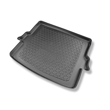 Tapis de coffre adapté pour DS 7 Crossback E-Tense Plug-in Hybrid SUV (02.2018-2022) - bac de coffre - protection de coffre voiture - coffre supérieur; plancher amovible en la position la plus haute