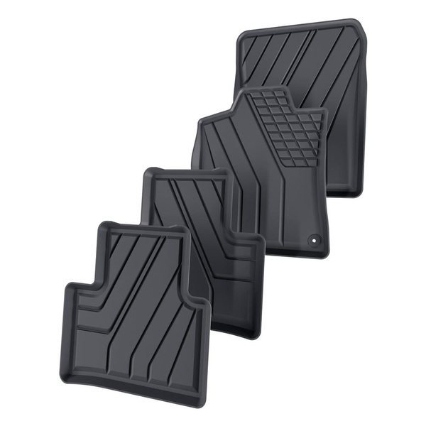 Tapis de sol en TPE adapté pour Peugeot 308 III Hayon (2021-....) - tapis de voiture - noir