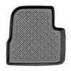 Tapis de sol en TPE adapté pour Peugeot 208 II Hayon (06.2019-....) - pas pour la version électrique et hybride - tapis de voiture - noir