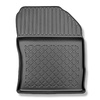 Kit tapis de coffre et tapis de voiture TPE pour: Toyota Corolla XII E210 Hayon (02.2019-....) - coffre supérieur;pour les voitures avec double plancher de coffre;également pour les hybrides