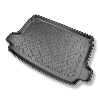 Tapis de coffre adapté pour Fiat 600 Hayon (01.2024-....) - bac de coffre - protection de coffre voiture - coffre supérieur; plancher amovible en la position la plus basse