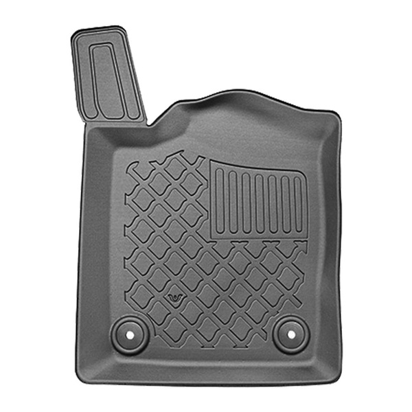 Kit tapis de coffre et tapis de voiture TPE pour: Dodge Durango III SUV (01.2011-....) - 7 places;3ème rangée abaissée