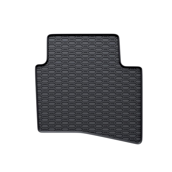 Tapis de sol en caoutchouc adapté pour Kia Rio III (2011-2016) - tapis de voiture - noir