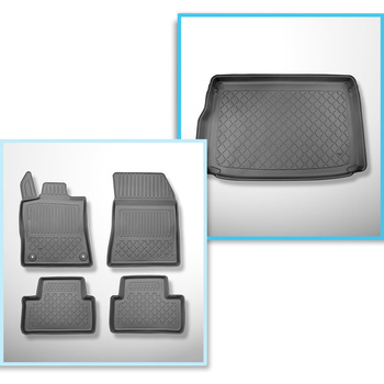 Kit tapis de coffre et tapis de voiture TPE pour: Opel Astra L (VI) Hayon (01.20