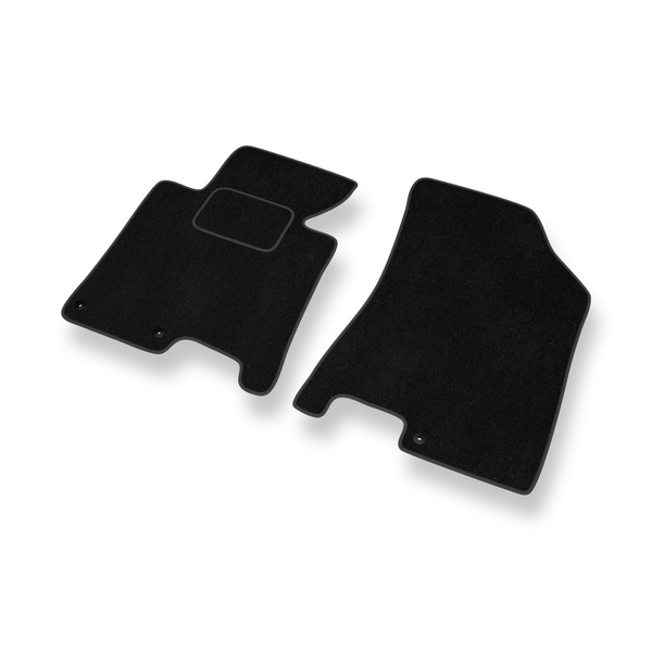 Tapis de Sol Velours adapté pour Hyundai i40 Berline, Tourer (2011-2019) - Premium tapis de voiture - noir