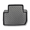 Tapis de sol en TPE adapté pour Mitsubishi Outlander III SUV (09.2012-10.2021) - non pour version hybride; sans la troisième rangée de sièges - tapis de voiture - noir