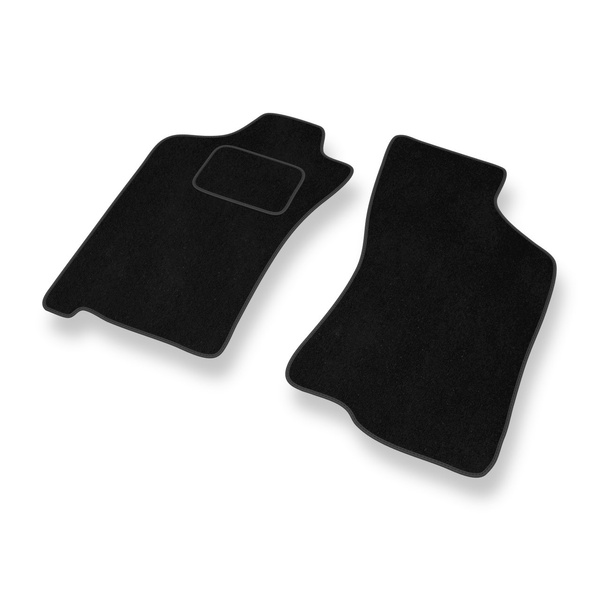 Tapis de Sol Velours adapté pour Fiat Albea Berline (2002-2010) - Premium tapis de voiture - noir