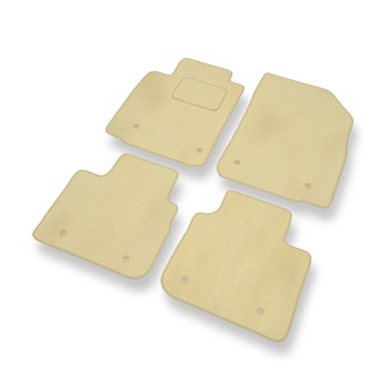 Tapis de Sol Velours adapté pour Lexus LS IV XF40 (2006-2010) - Premium tapis de voiture - beige