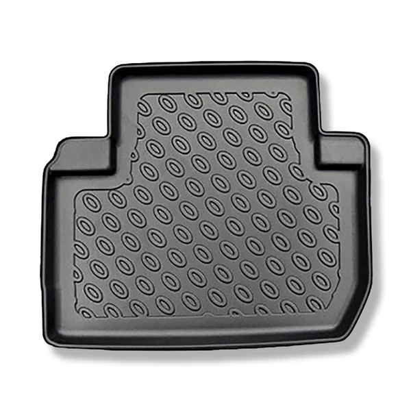 Kit tapis de coffre et tapis de voiture TPE pour: Mitsubishi Outlander III SUV (09.2012-2022) - 5/7 places;3ème rangée de sièges rabaissées (avec et sans subwoofer);pas pour les versions hybride;sans 3ème rangée