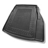 Tapis de coffre adapté pour BMW 5 E60 Berline (07.2003-02.2010) - bac de coffre - protection de coffre voiture - sans cavité gauche