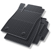 Tapis de sol en caoutchouc adapté pour Chevrolet Trax (2012-2022) - tapis de voiture - noir