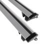 Barres de toit en aluminium adapté pour Citroen C3 Picasso Monospace (2009-2017) - Porte-Bagages de Voiture argent - rails