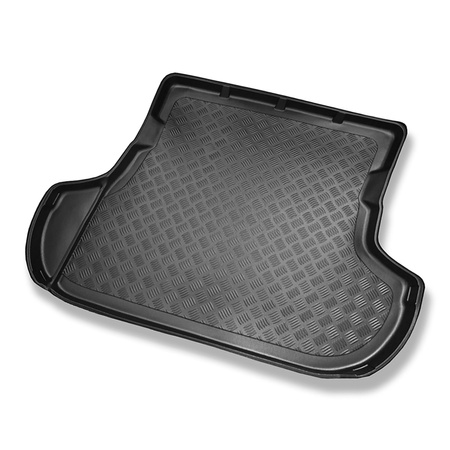 Tapis de coffre adapté pour Mitsubishi Outlander II SUV (03.2007-08.2012) - bac de coffre - protection de coffre voiture - 5/7 places; 3e rangée abaissée (avec et sans subwoofer)