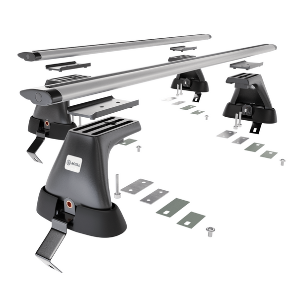 Barres de toit en aluminium adapté pour Skoda Octavia IV Liftback (2019-....) - Porte-Bagages de Voiture argent - toit normal