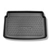Tapis de coffre adapté pour Ford EcoSport III SUV (02.2018-2022) - bac de coffre - protection de coffre voiture - coffre supérieur; seuil de chargement plat; plancher amovible en la position centrale