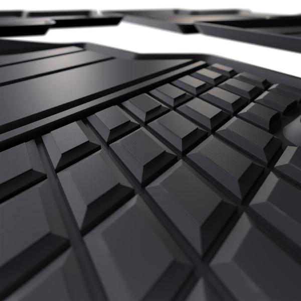 Tapis de sol en TPE adapté pour Peugeot 308 III Hayon (2021-....) - tapis de voiture - noir