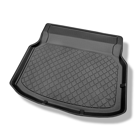 Tapis de coffre adapté pour Mercedes-Benz Classe C W204 Coupé (06.2011-12.2015) - bac de coffre - protection de coffre voiture - sièges arrière rabattables ; sans cavité gauche