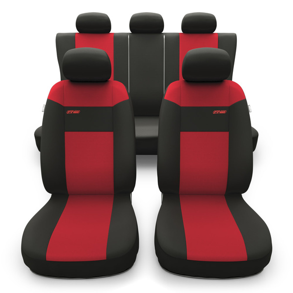 Housses de siège adaptées pour Dacia Lodgy (2012-....) - housse siege voiture universelles - couverture siege - RSL-RD