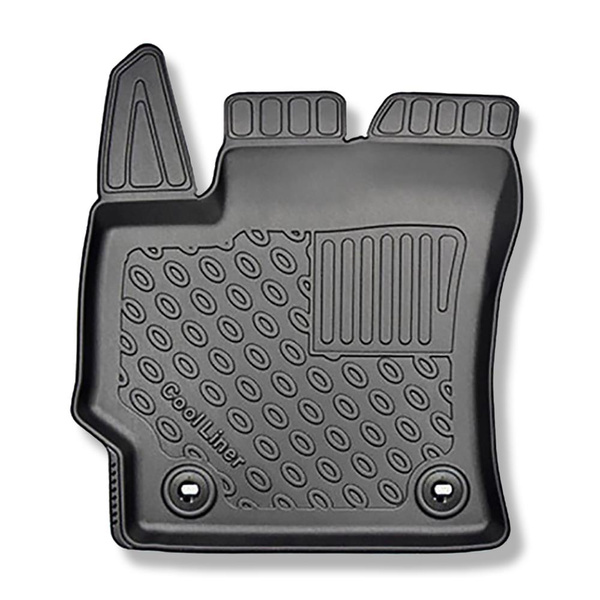 Kit tapis de coffre et tapis de voiture TPE pour: Toyota Corolla XII E210 Hayon (02.2019-....) - coffre supérieur;pour les voitures avec double plancher de coffre;également pour les hybrides