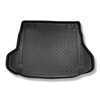 Tapis de coffre adapté pour Kia Ceed II Break (09.2012-08.2018) - bac de coffre - protection de coffre voiture - aussi pour les modèles avec des rails de fixation