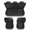 Housses de siège adaptées pour Jeep Wrangler II, III, IV (1997-....) - housse siege voiture universelles - couverture siege - MD-4